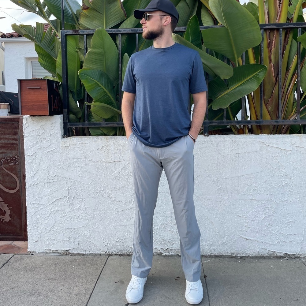 Grey adidas pants 34 x 34